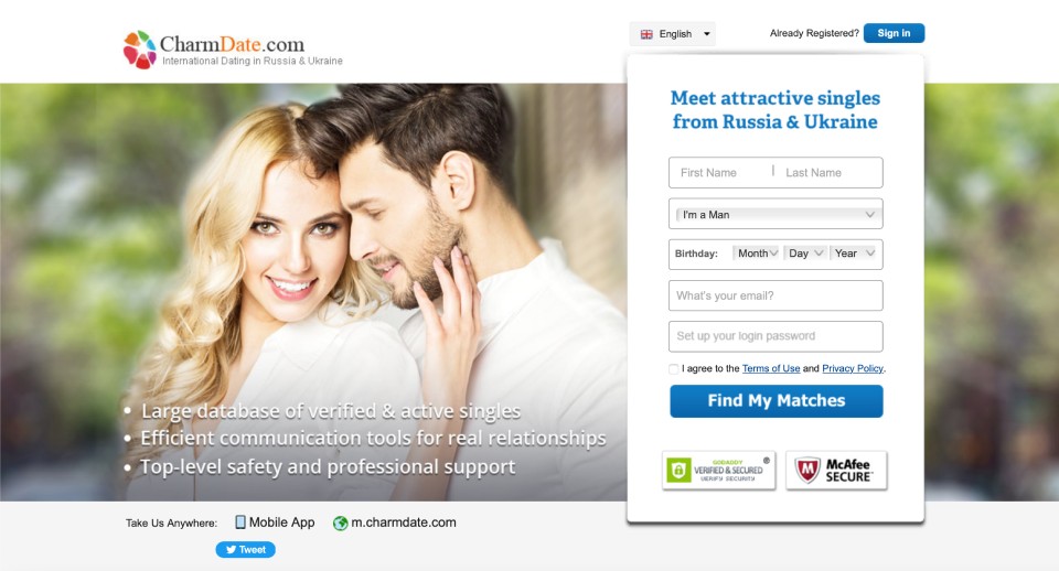 CharmDate.com: the top-level international dating site