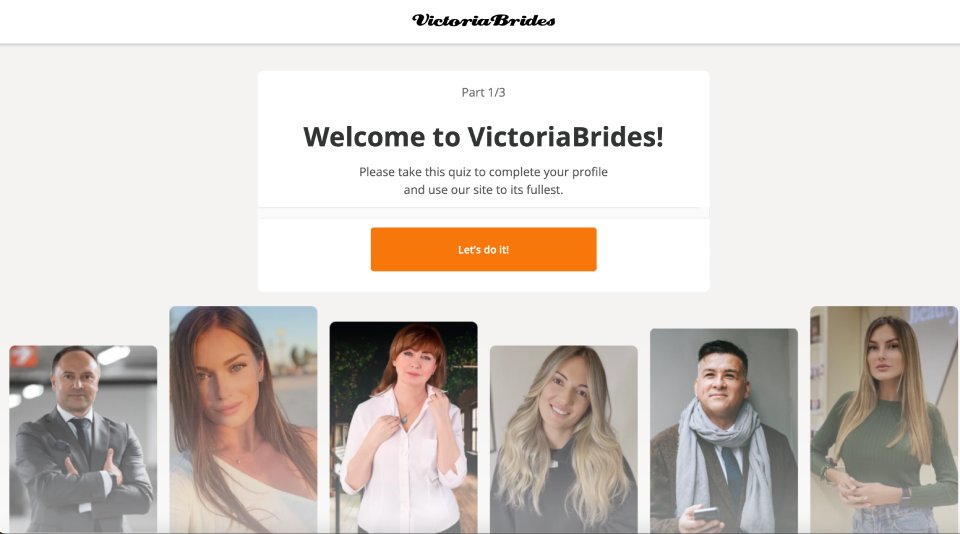 How do you set up your profile on VictoriaBrides.com