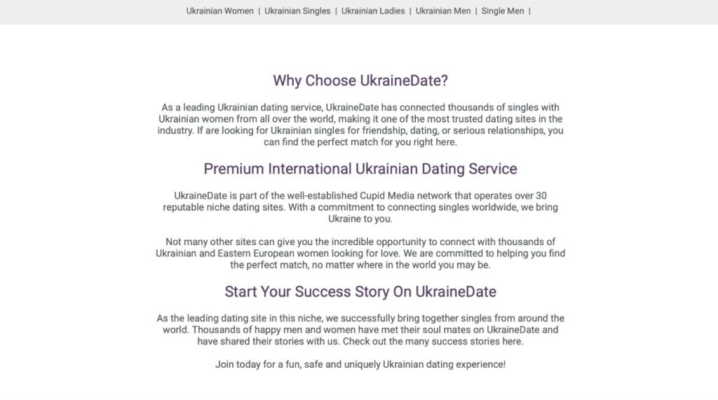 Meet the singles from Ukraine on UkraineDate.com
